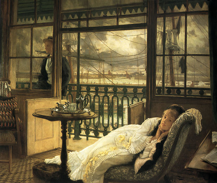 A Passing Storm by James Jacques Joseph Tissot, c.1876